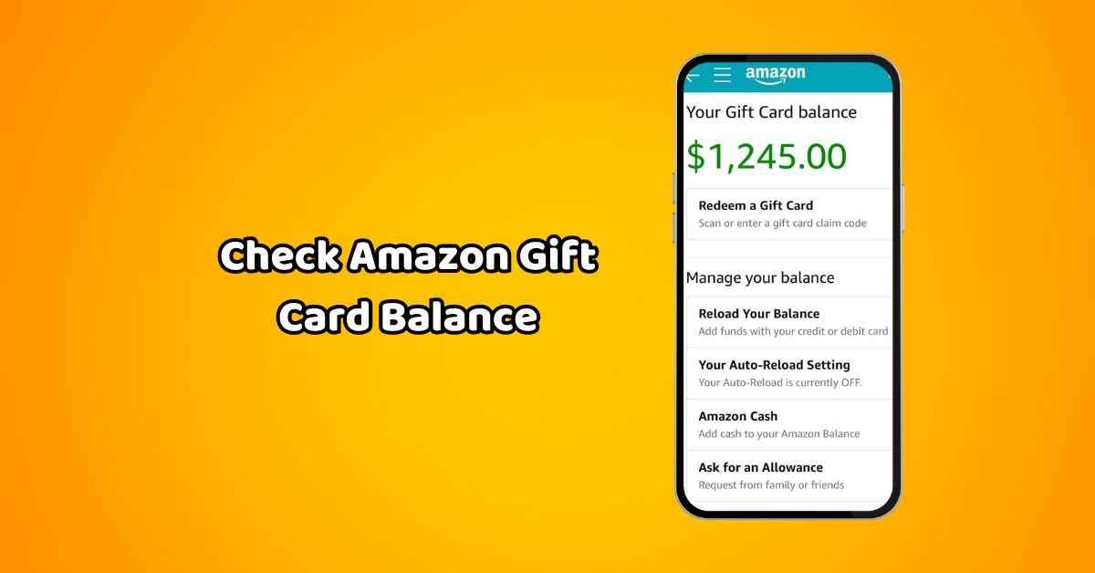 check amazon gift card balance